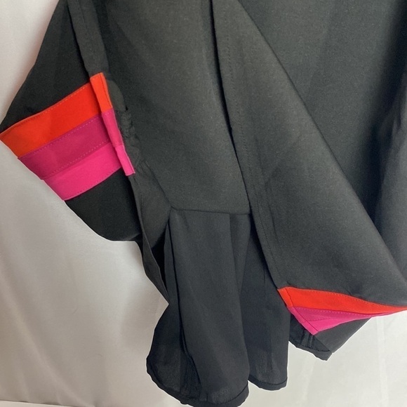 𝅺LOVERS + FRIENDS Women's Black, Pink, Orange Dress - Picture 6 of 12